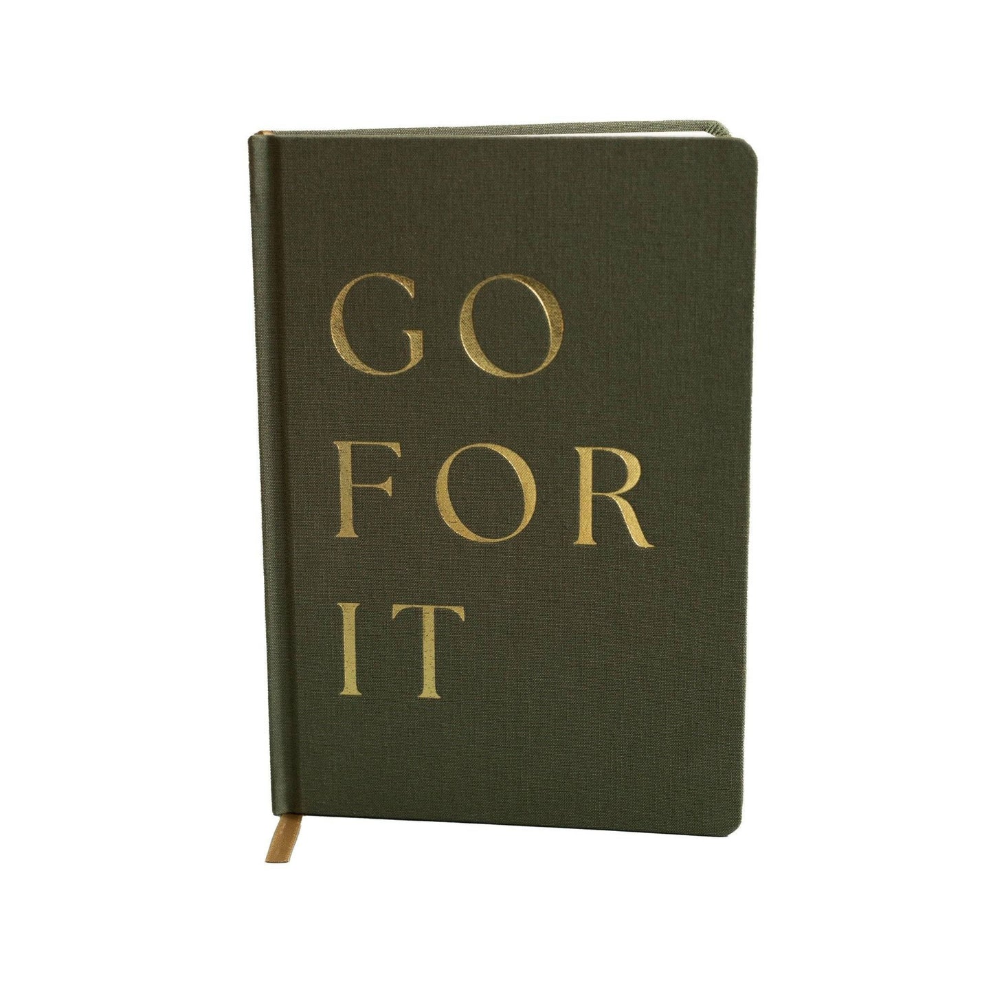Go For It Fabric Journal - Home Decor & Gifts- Daffodil & Alder