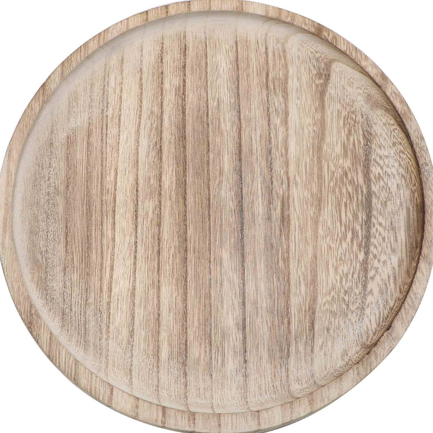 Large Rustic Round Wood Tray - Home Decor & Gifts- Daffodil & Alder