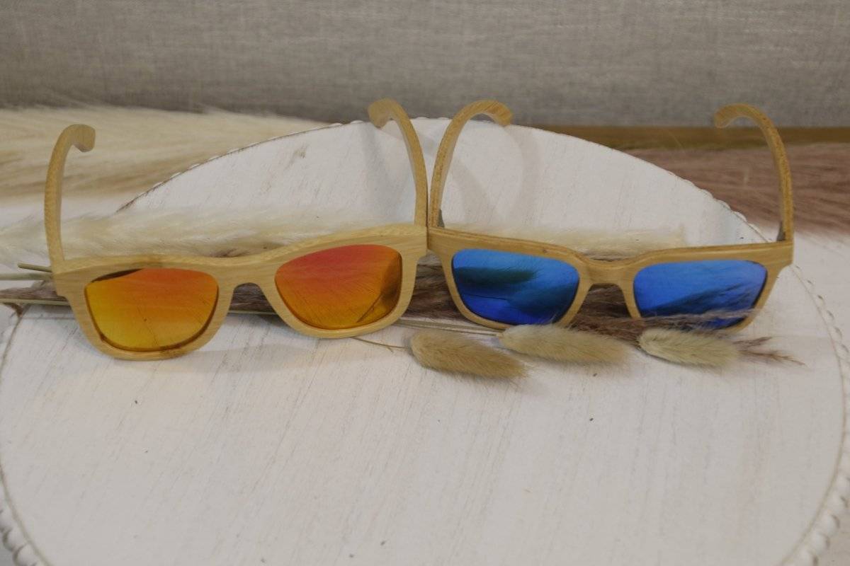 Bamboo Sunglasses + Travel Storage Box - Accessories Daffodil & Alder