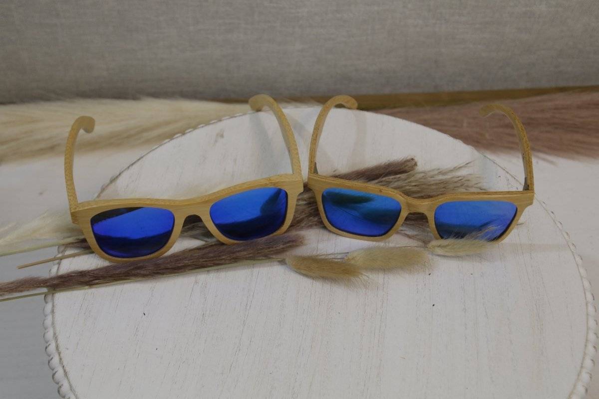 Bamboo Sunglasses + Travel Storage Box - Accessories Daffodil & Alder