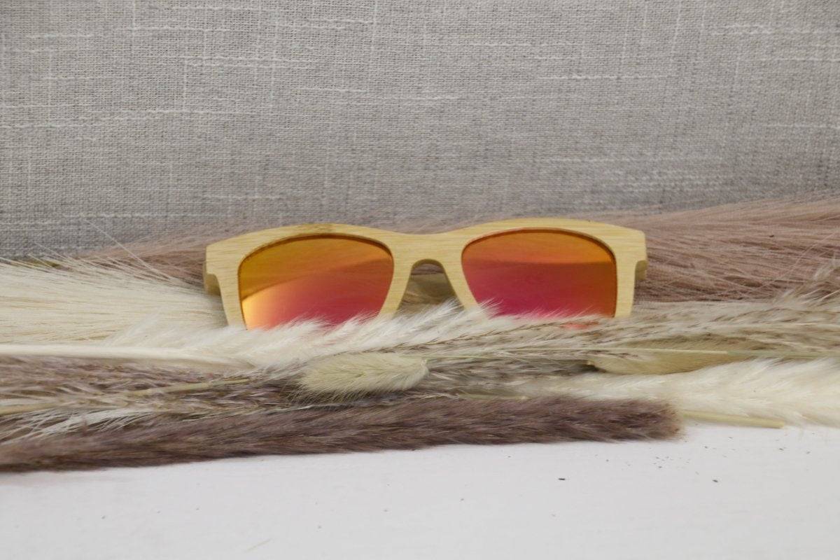 Bamboo Sunglasses + Travel Storage Box - Accessories Daffodil & Alder