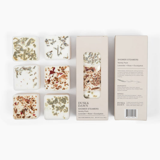 Botanical Shower Steamer Variety Pack - Gift Daffodil & Alder