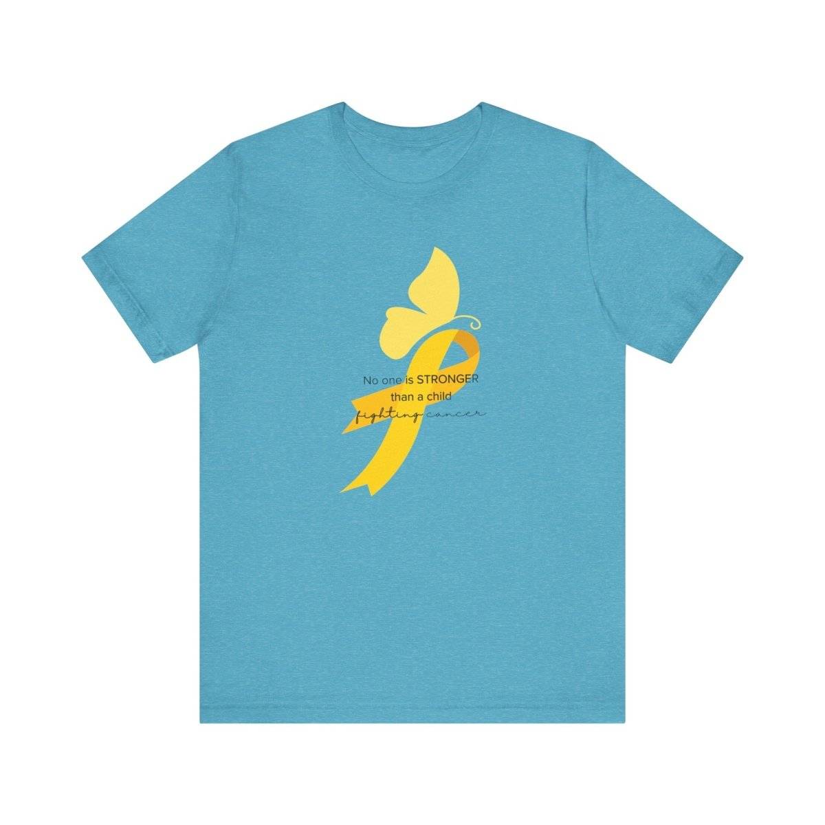 Childhood Cancer Awareness Sweet Butterfly Tee- T-Shirt Daffodil & Alder