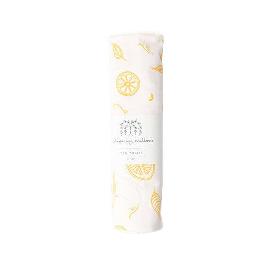 Citrus Tea Towel in Yellow- Gift Daffodil & Alder