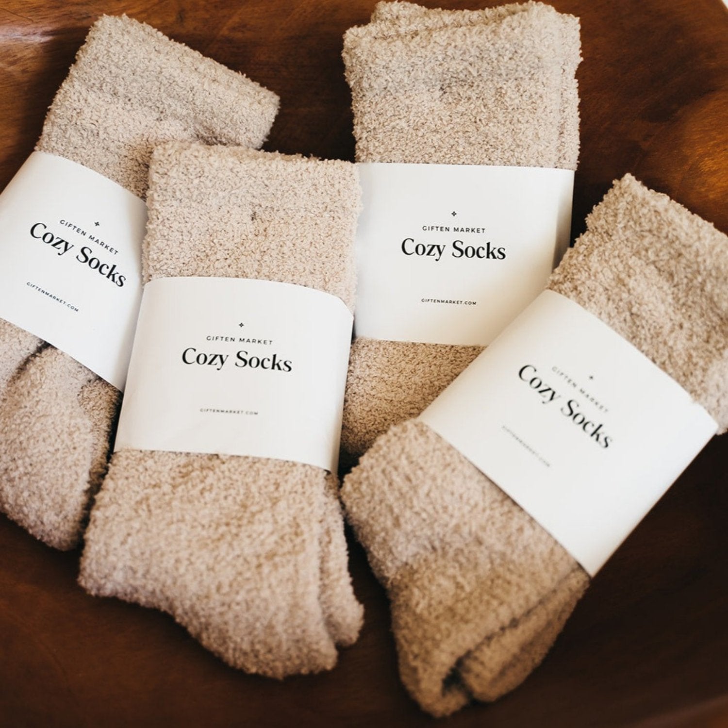 Cozy Cloud Socks - Ivory - Gift Daffodil & Alder