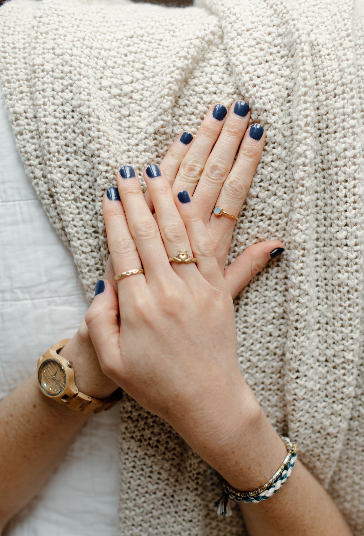 Denim Blue Nail Polish — Believe Reminder - Gift Daffodil & Alder