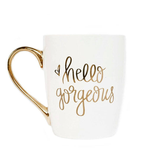 Hello Gorgeous Coffee Mug - Gifts & Home Decor- Gift Daffodil & Alder