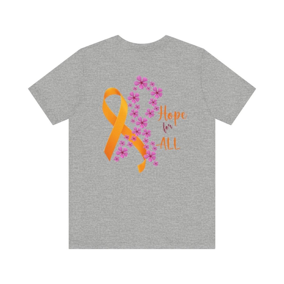 Hope for ALL Periwinkle & ALL Ribbons - Both Sides- T-Shirt Daffodil & Alder