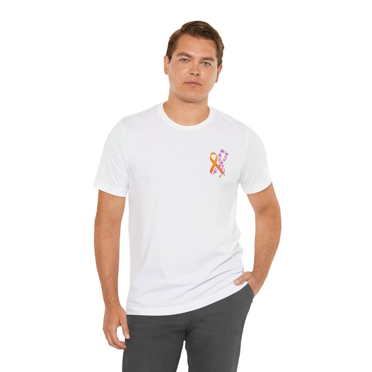 Hope for ALL Periwinkle & ALL Ribbons - Both Sides- T-Shirt Daffodil & Alder