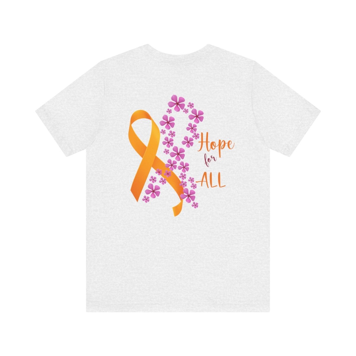 Hope for ALL Periwinkle & ALL Ribbons - Both Sides- T-Shirt Daffodil & Alder