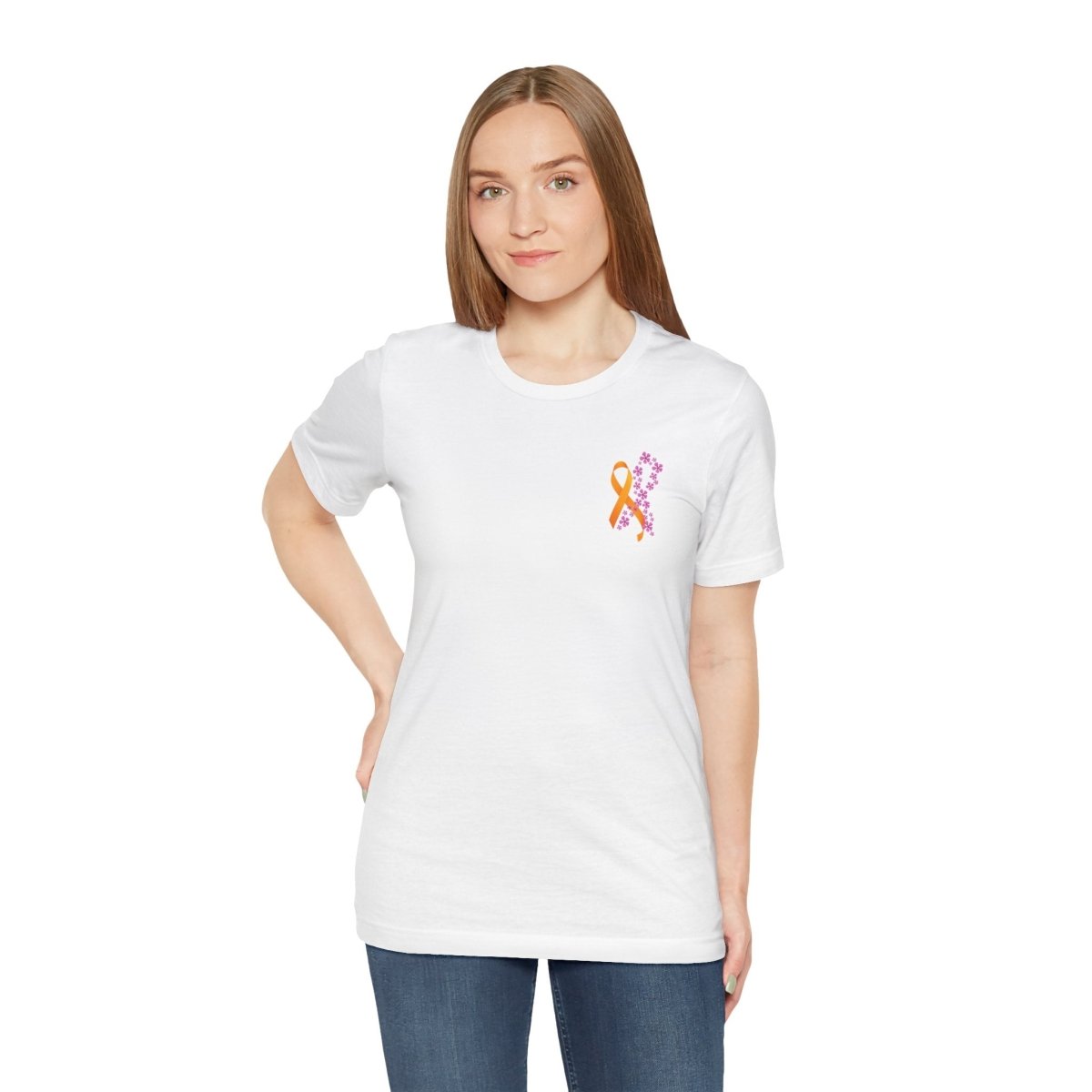 Hope for ALL Periwinkle & ALL Ribbons - Both Sides- T-Shirt Daffodil & Alder