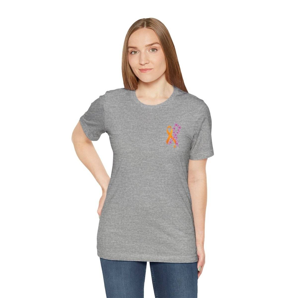 Hope for ALL Periwinkle & ALL Ribbons - Both Sides- T-Shirt Daffodil & Alder