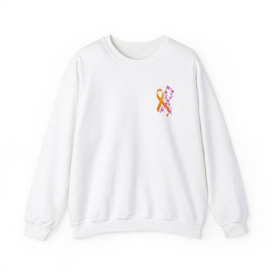 Hope for ALL Periwinkle & ALL Ribbons Crewneck- Sweatshirt Daffodil & Alder