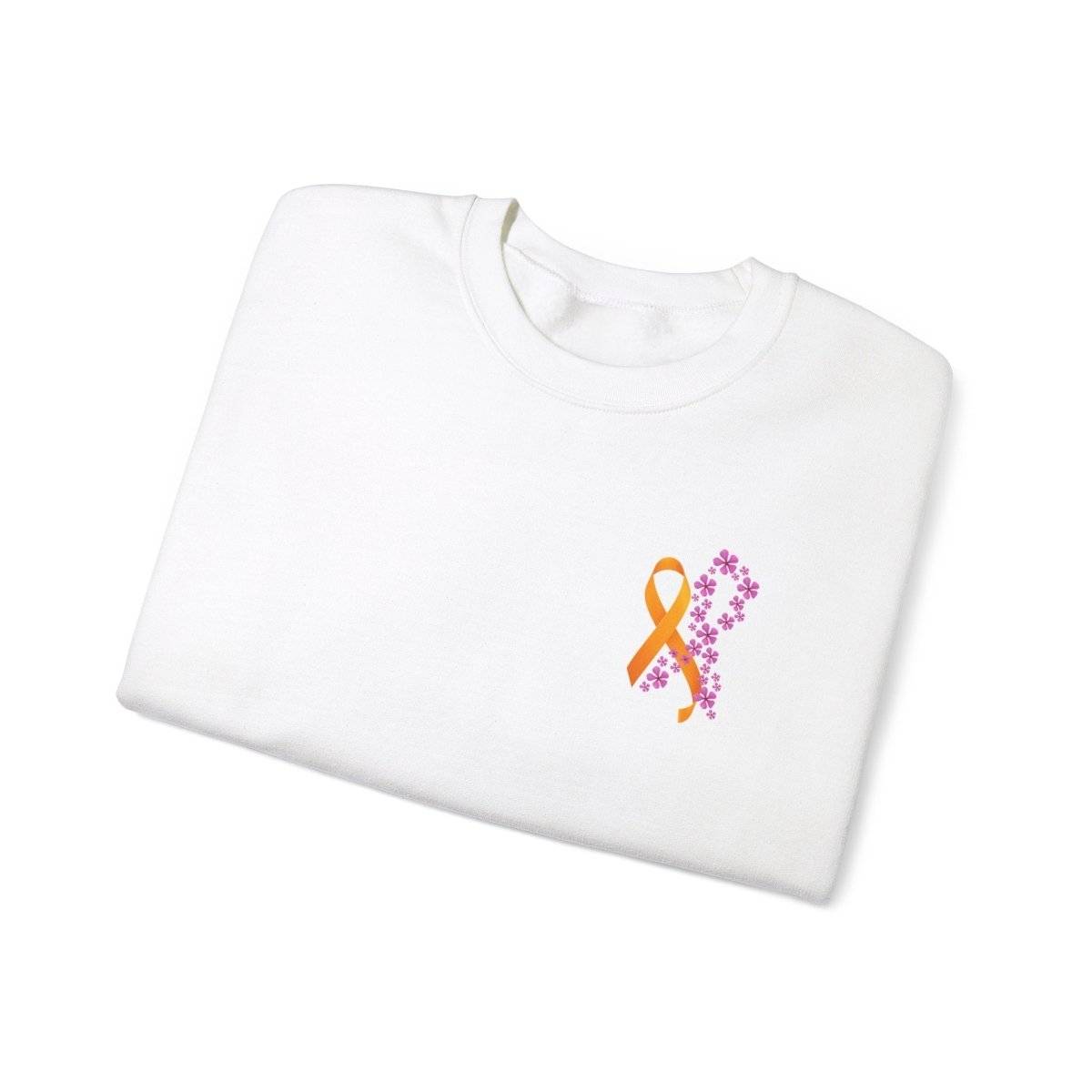 Hope for ALL Periwinkle & ALL Ribbons Crewneck- Sweatshirt Daffodil & Alder