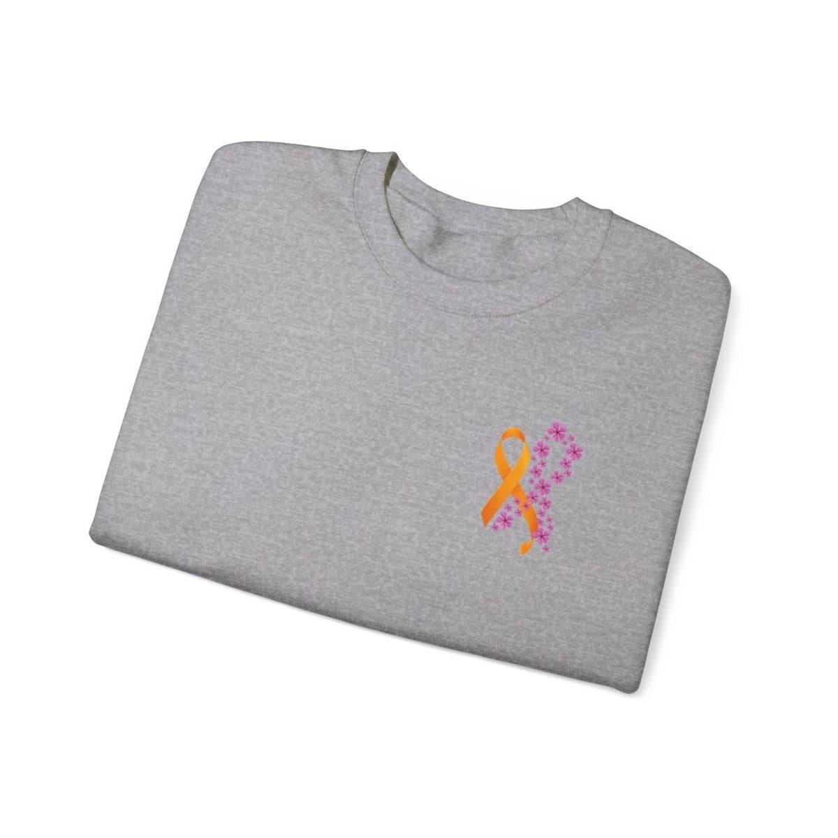 Hope for ALL Periwinkle & ALL Ribbons Crewneck- Sweatshirt Daffodil & Alder