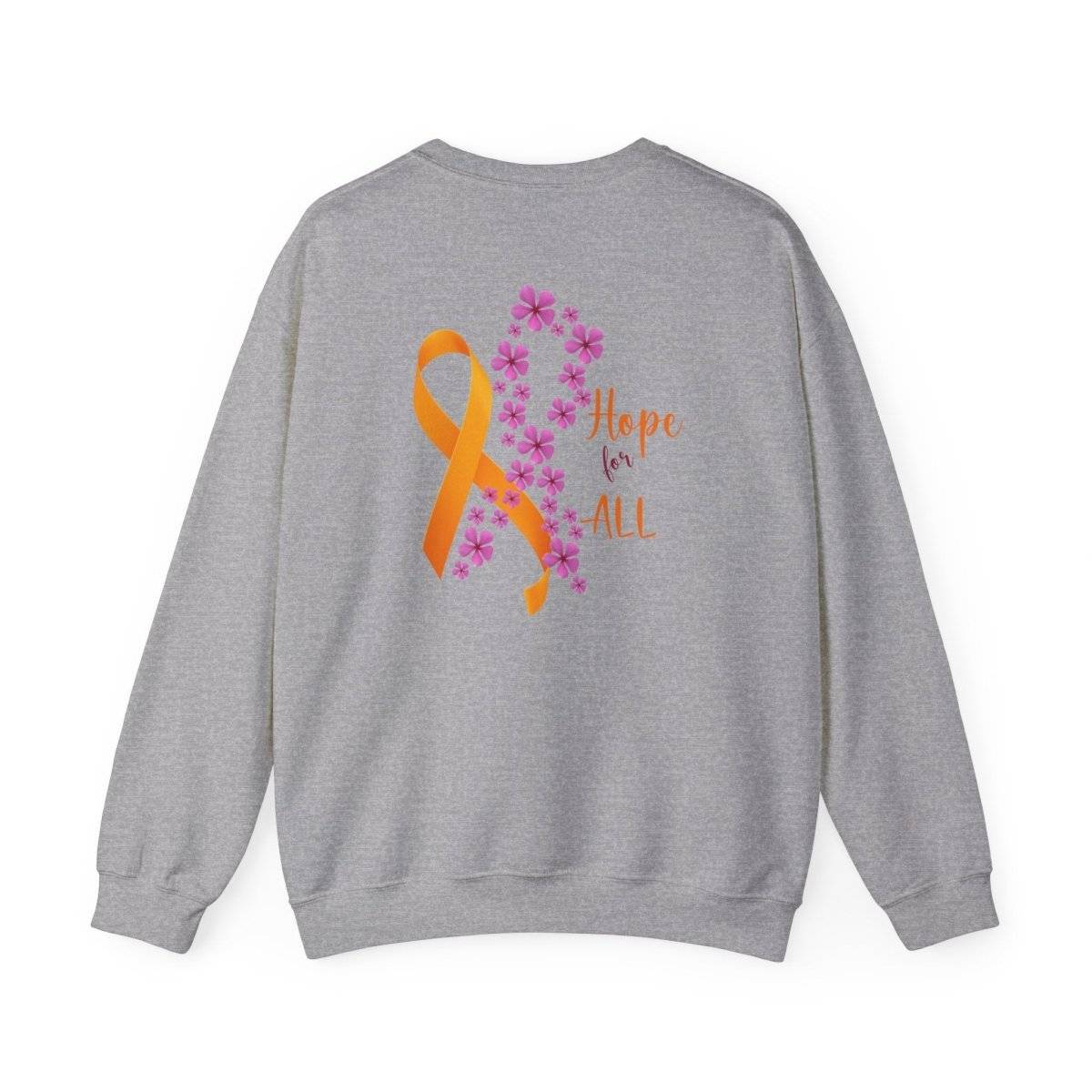 Hope for ALL Periwinkle & ALL Ribbons Crewneck- Sweatshirt Daffodil & Alder