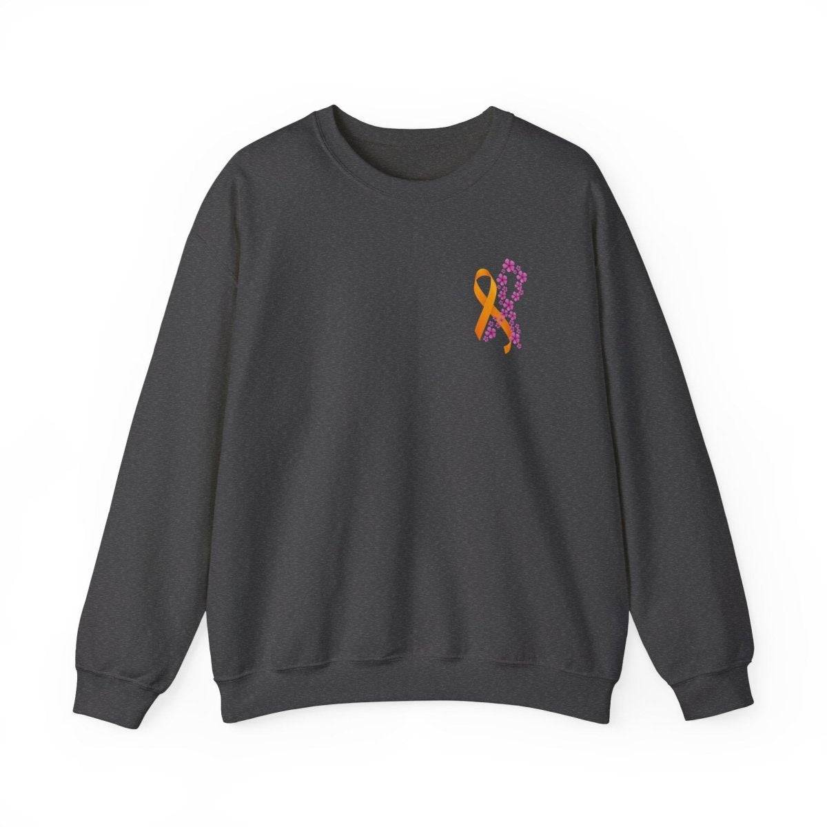 Hope for ALL Periwinkle & ALL Ribbons Crewneck- Sweatshirt Daffodil & Alder