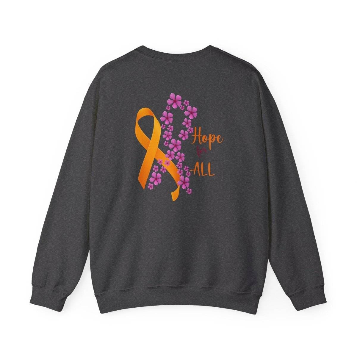 Hope for ALL Periwinkle & ALL Ribbons Crewneck- Sweatshirt Daffodil & Alder