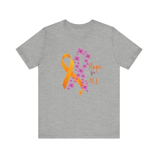 Hope for ALL Periwinkle & ALL Ribbons- T-Shirt Daffodil & Alder