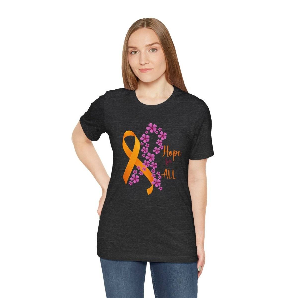 Hope for ALL Periwinkle & ALL Ribbons- T-Shirt Daffodil & Alder