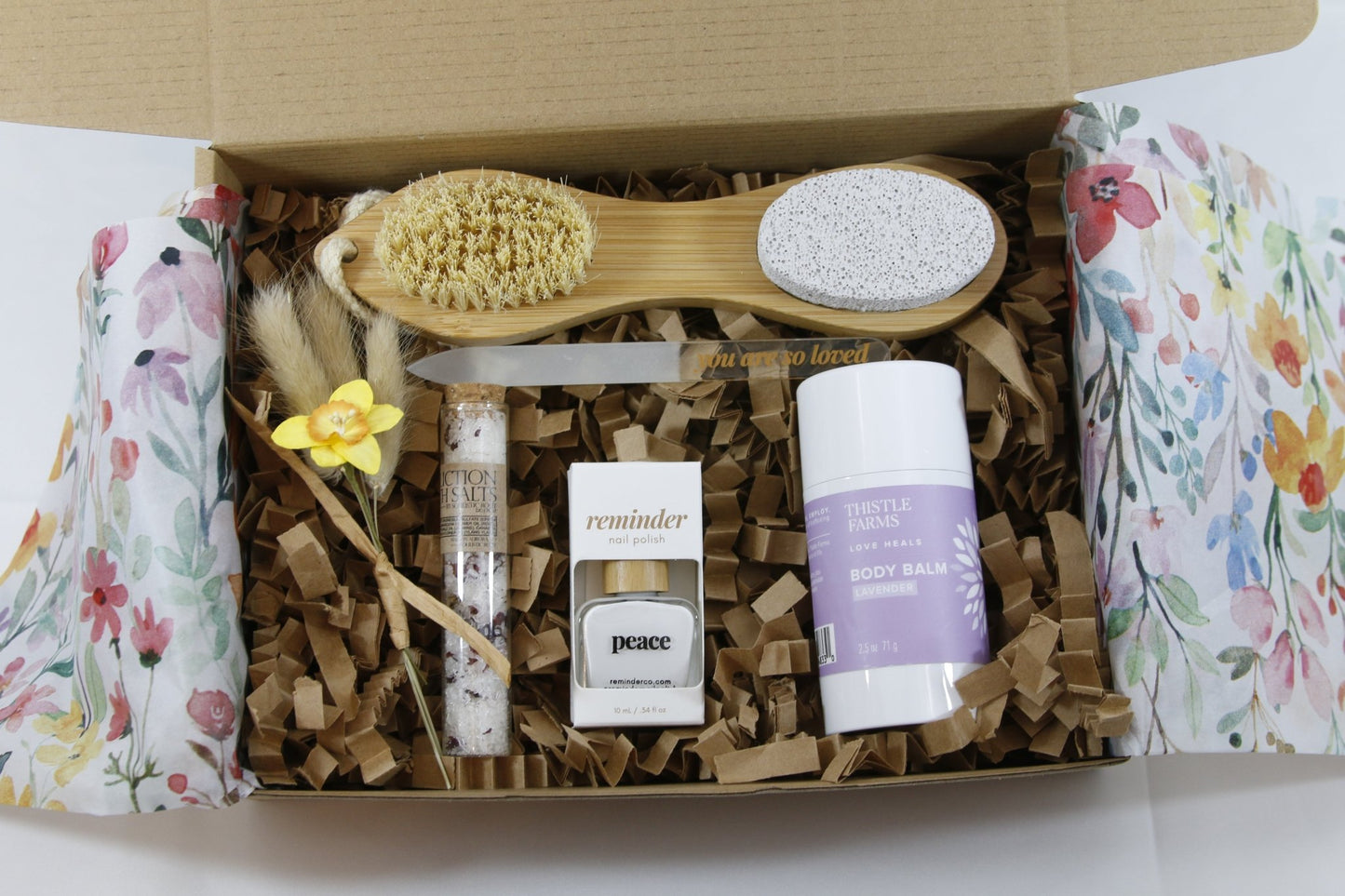 Inspire Peace Pedicure Gift Box - Gift Daffodil & Alder