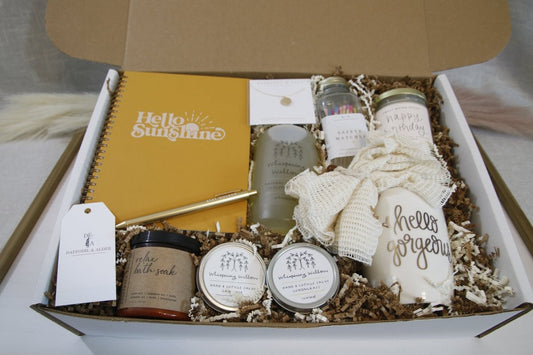 It's Your Birthday, Gorgeous- Gift Box Daffodil & Alder