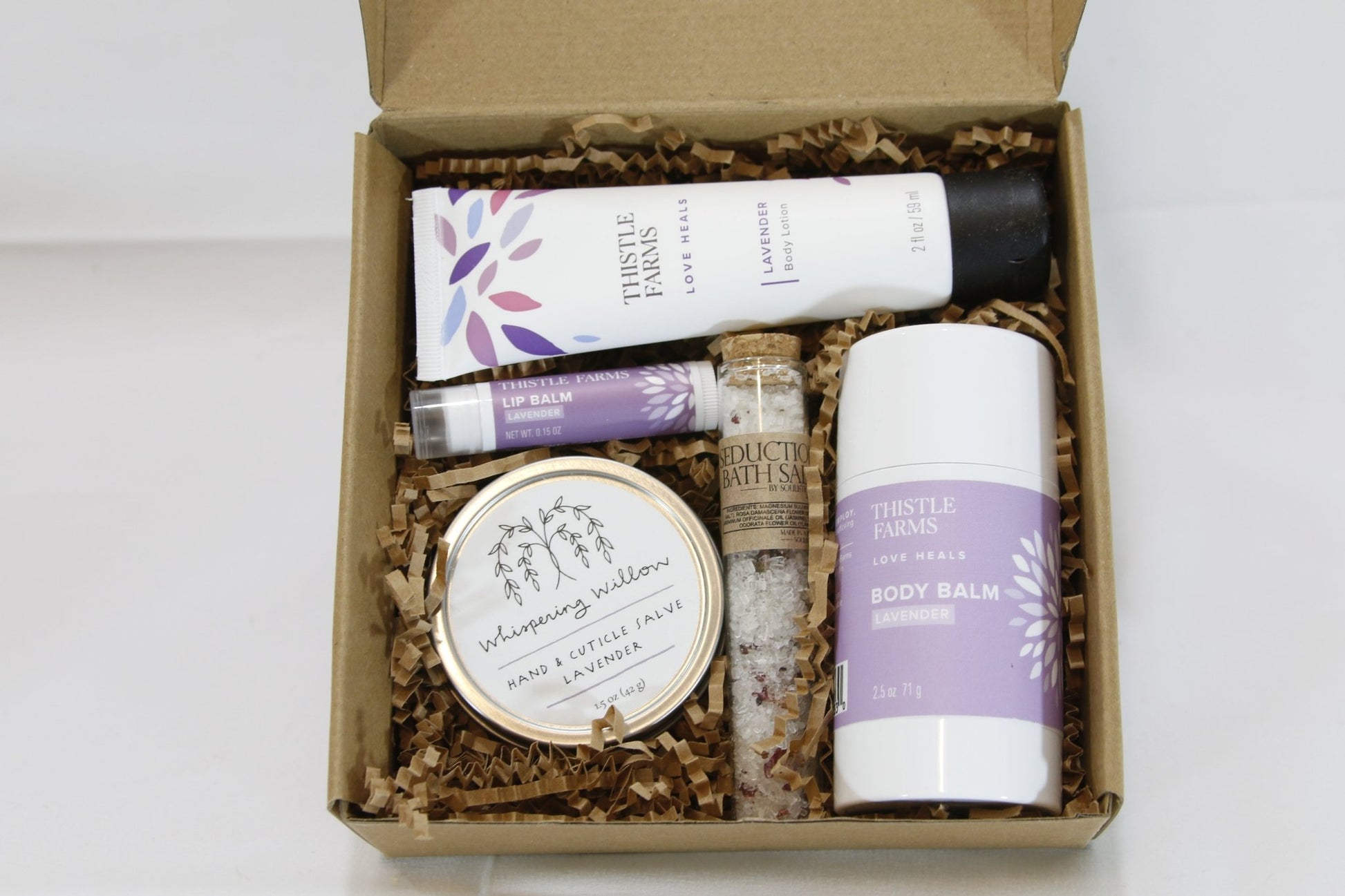 Lavender Lullabies: Tranquil Self - Care Gift Box - Gift Box Daffodil & Alder