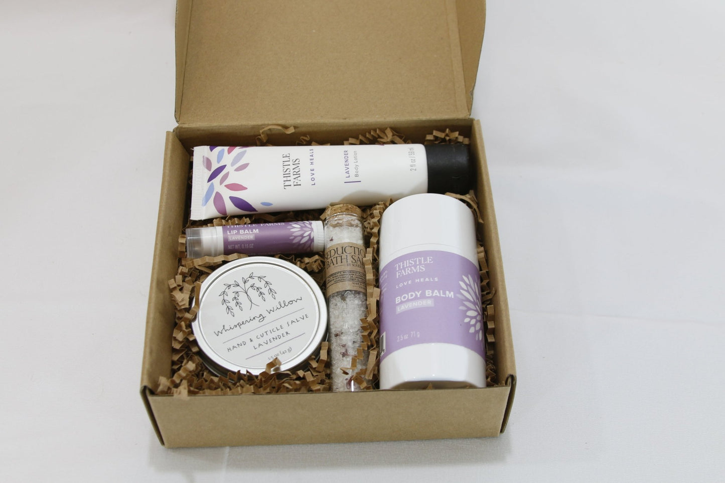 Lavender Lullabies: Tranquil Self - Care Gift Box - Gift Box Daffodil & Alder