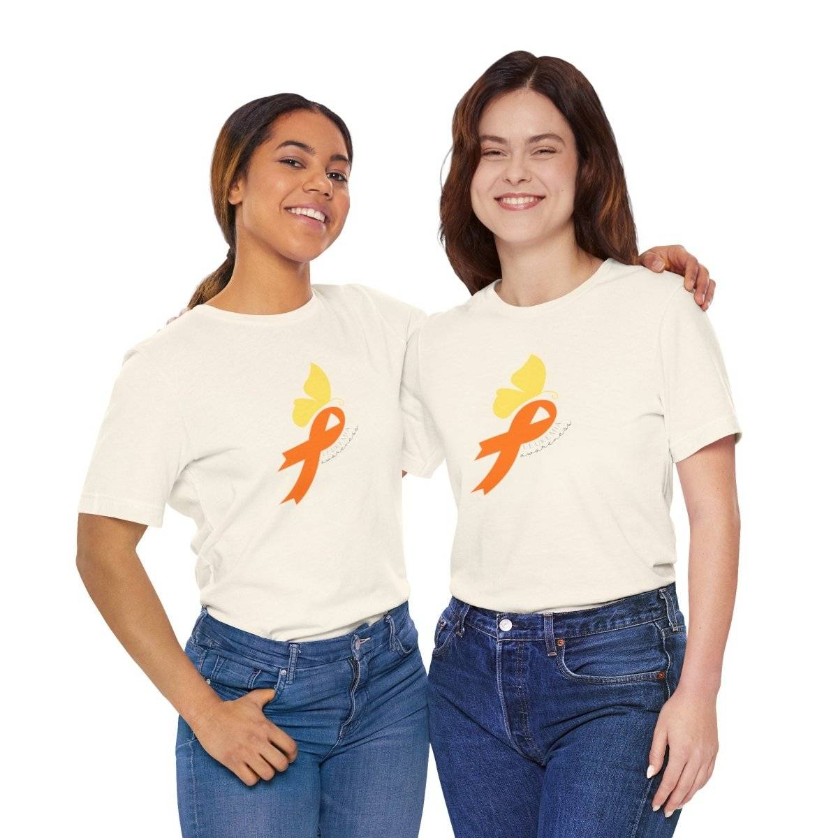 Leukemia Awareness Sweet Butterfly Tee- T-Shirt Daffodil & Alder