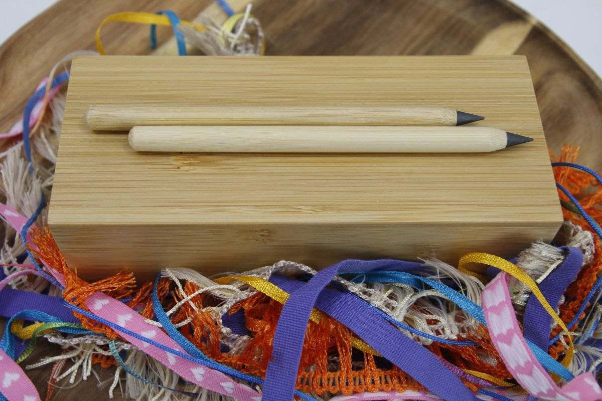 Never Ending Bamboo Pencil | Stationery Bestseller- Gift Daffodil & Alder