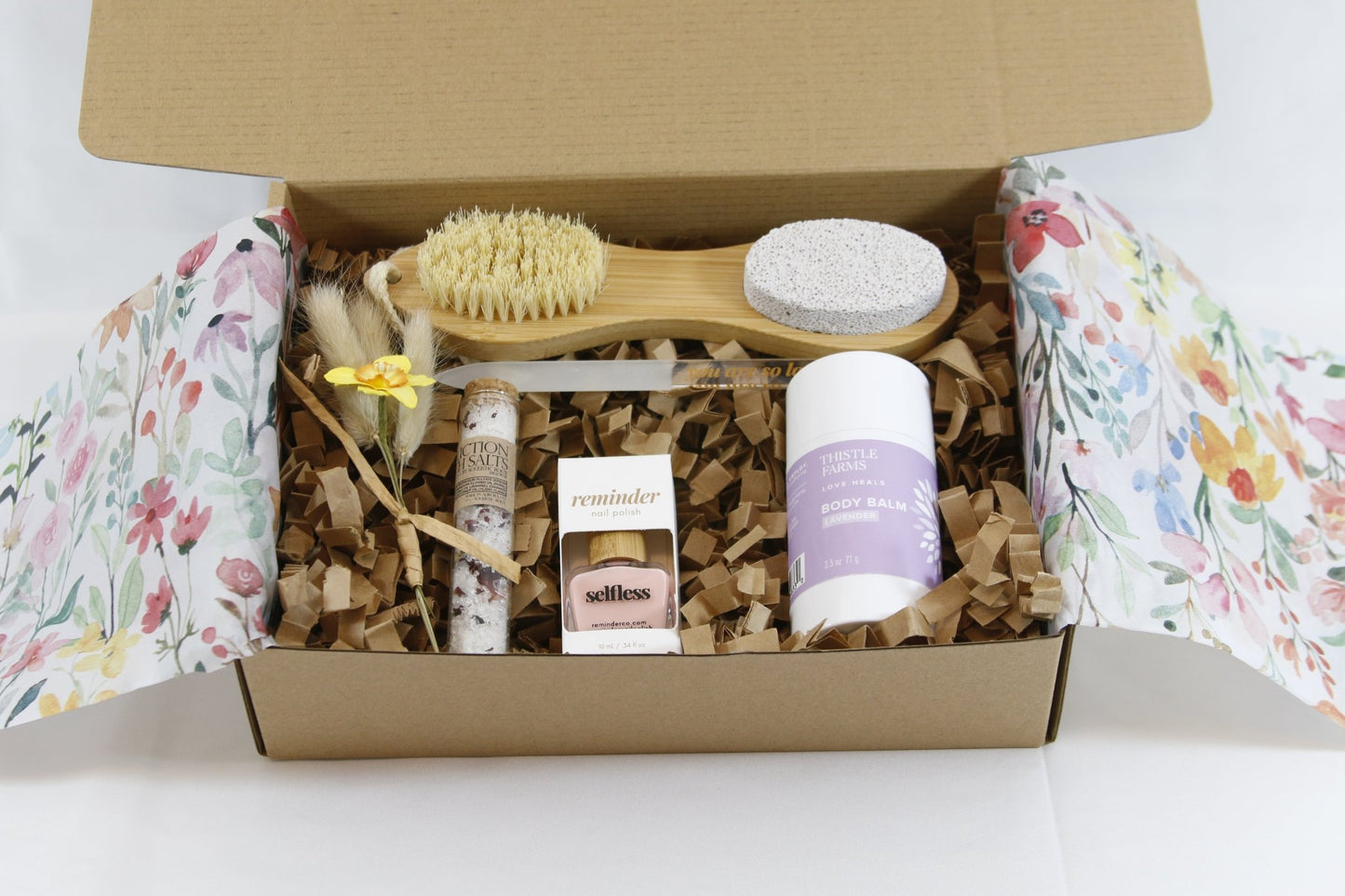 Perfect Peach Selfless Pedicure Gift Box - Gift Daffodil & Alder