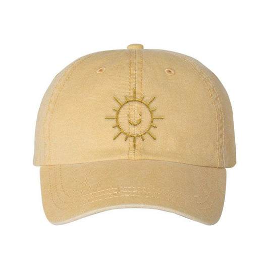 Smiling Sunshine Baseball Hat- Gift Accessory Daffodil & Alder