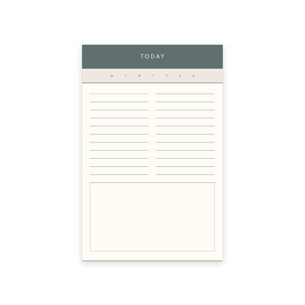 Today Task Notepad- Stationery Gift Daffodil & Alder