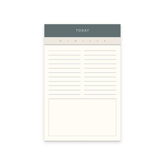 Today Task Notepad- Stationery Gift Daffodil & Alder