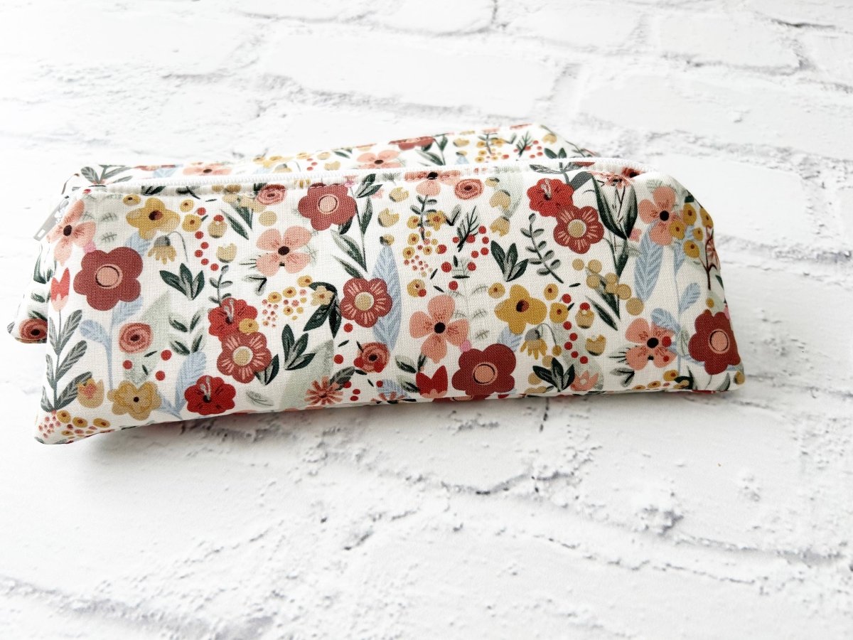 Vintage Floral Pencil Pouch & Small Travel Bag – A Charming Essential! - Accessories Daffodil & Alder