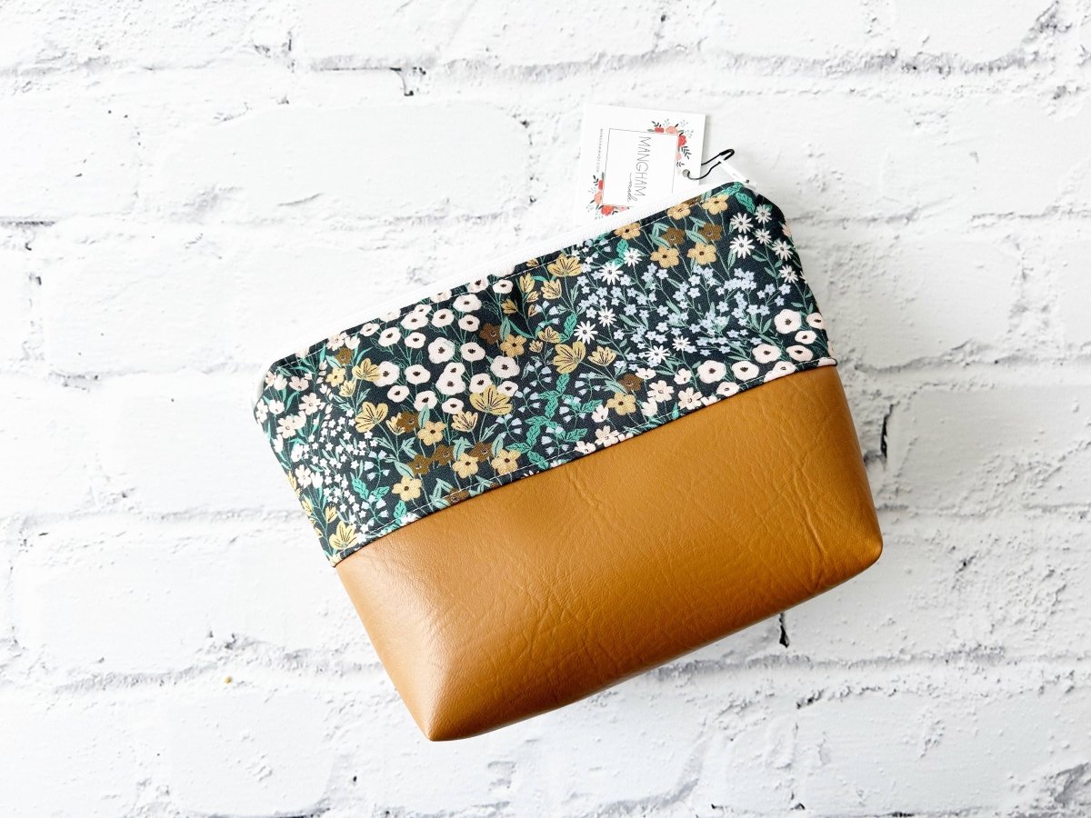 Wildflower Cosmetic and Toiletry Pouch - Accessories Daffodil & Alder