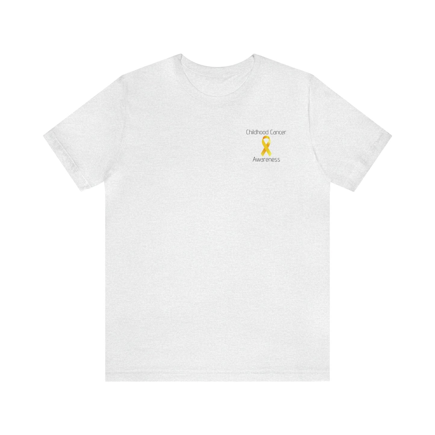 Childhood Cancer Awareness - Comfy Tee- T-Shirt Daffodil & Alder