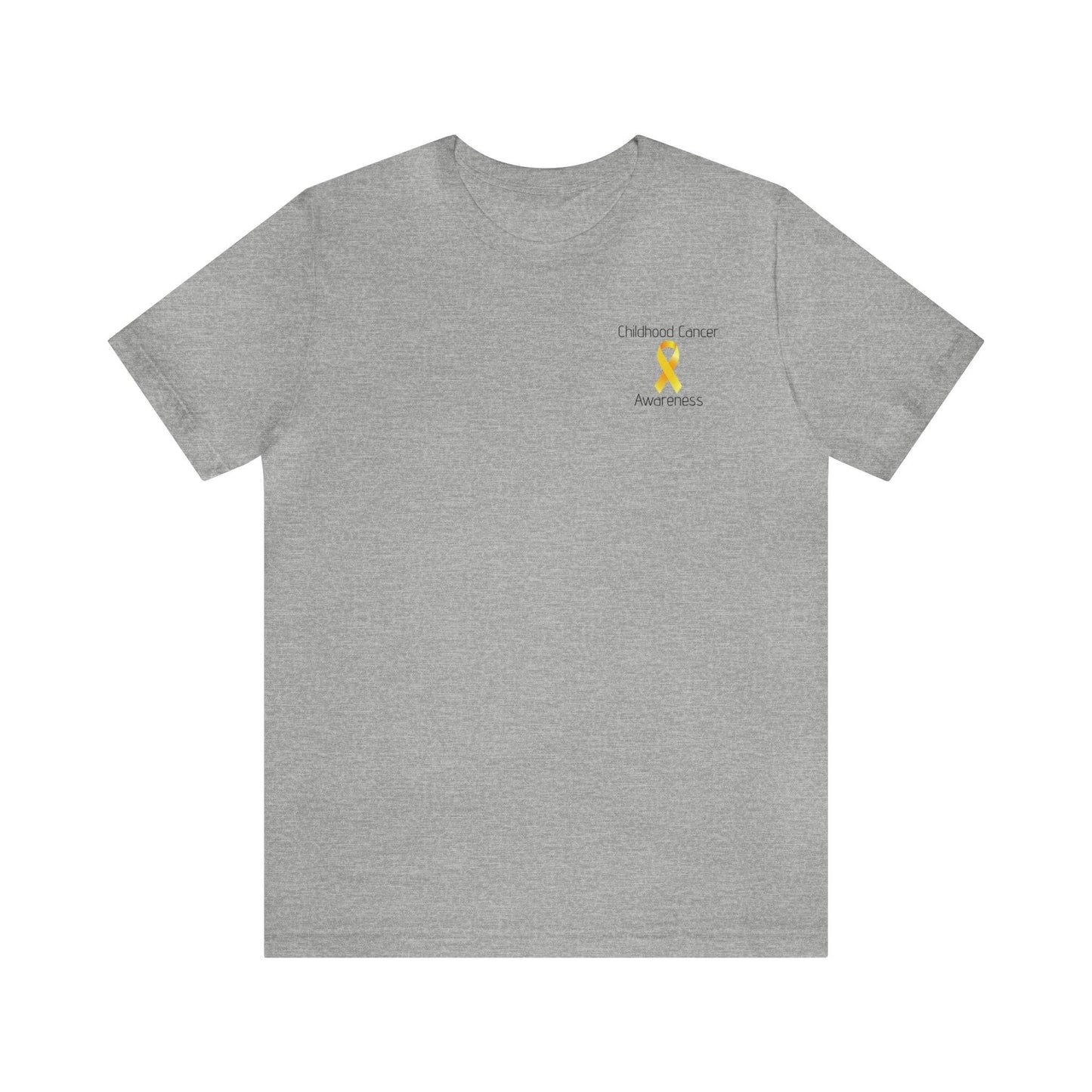 Childhood Cancer Awareness - Comfy Tee- T-Shirt Daffodil & Alder