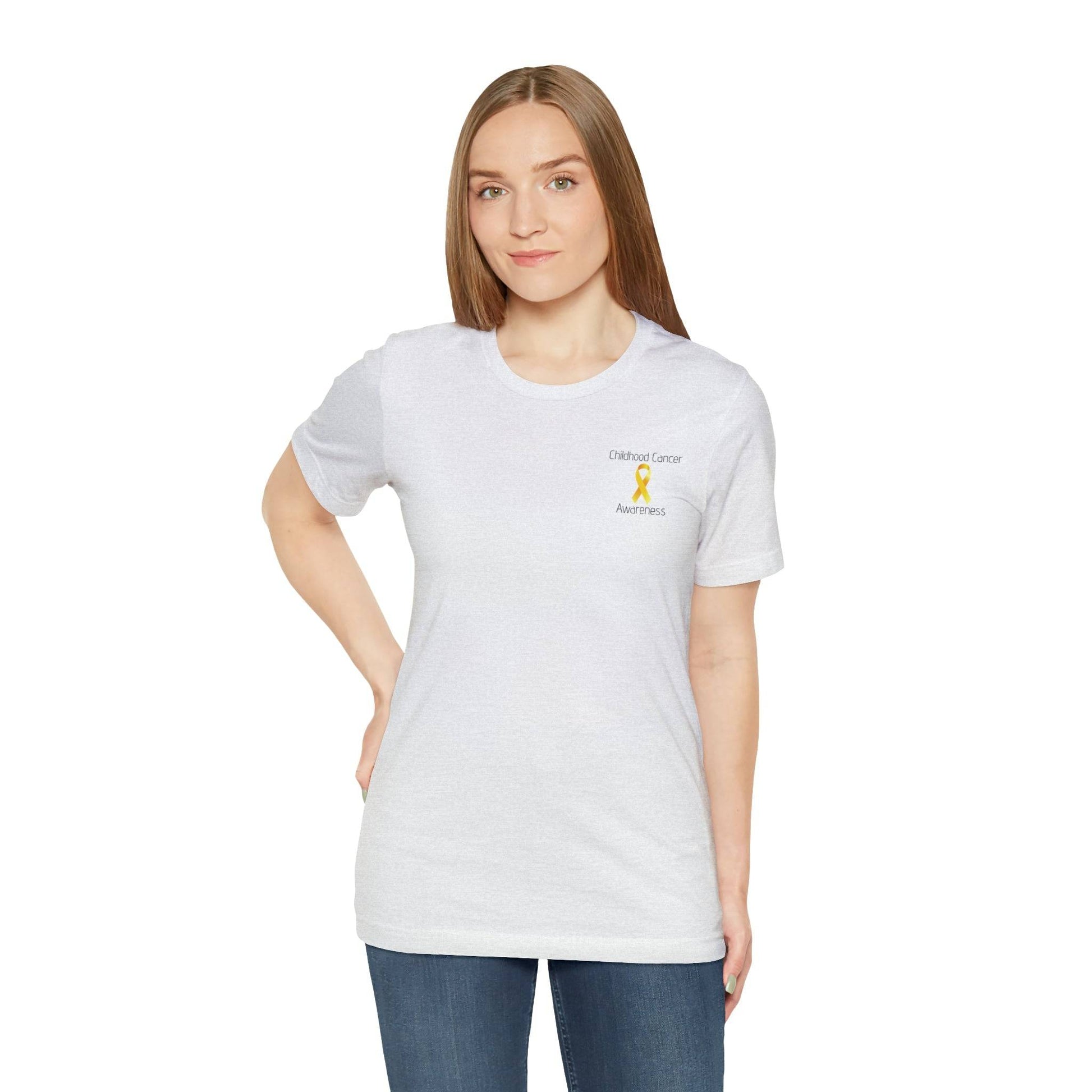 Childhood Cancer Awareness - Comfy Tee- T-Shirt Daffodil & Alder