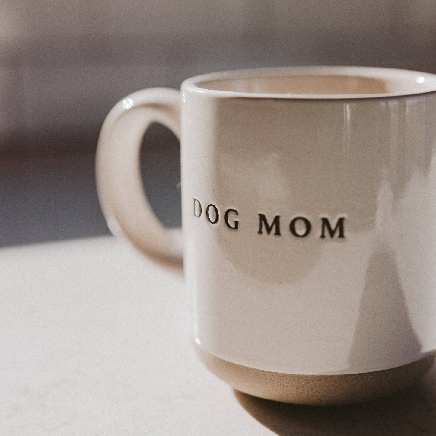 Dog Mom Stoneware Coffee Mug - Gifts & Home Decor- Daffodil & Alder