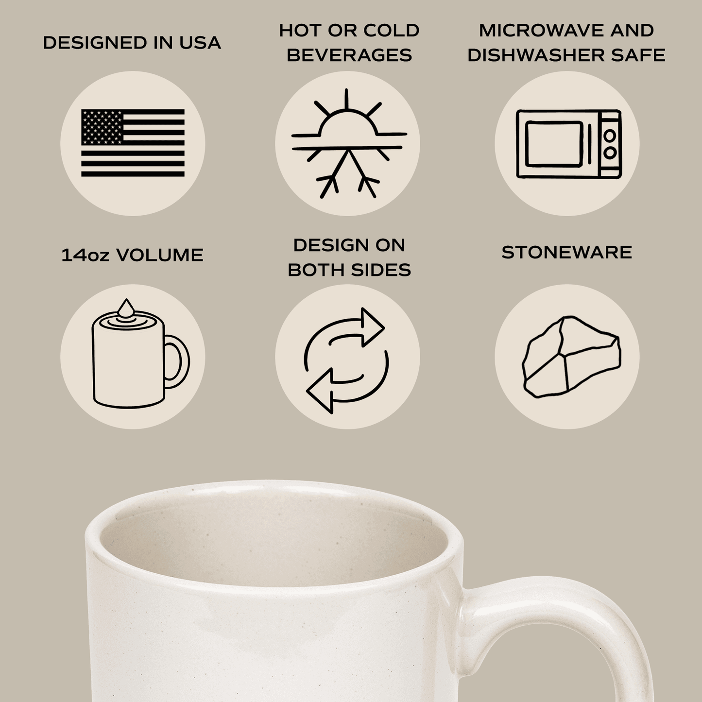 Dog Mom Stoneware Coffee Mug - Gifts & Home Decor- Daffodil & Alder