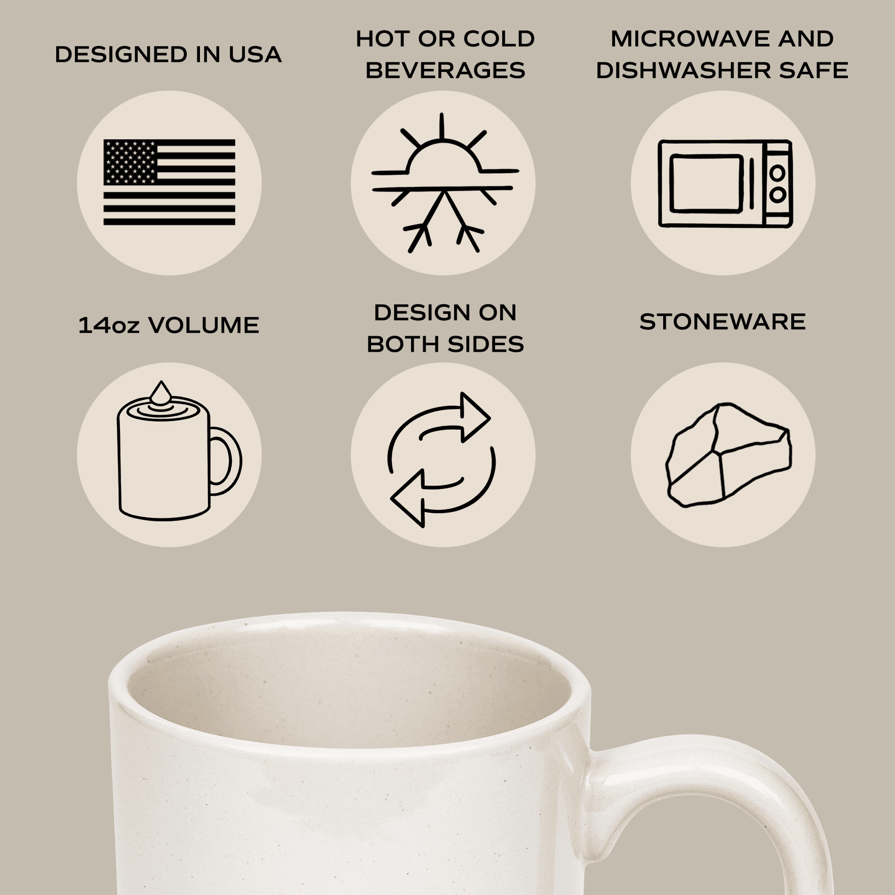 Dog Mom Stoneware Coffee Mug - Gifts & Home Decor- Daffodil & Alder