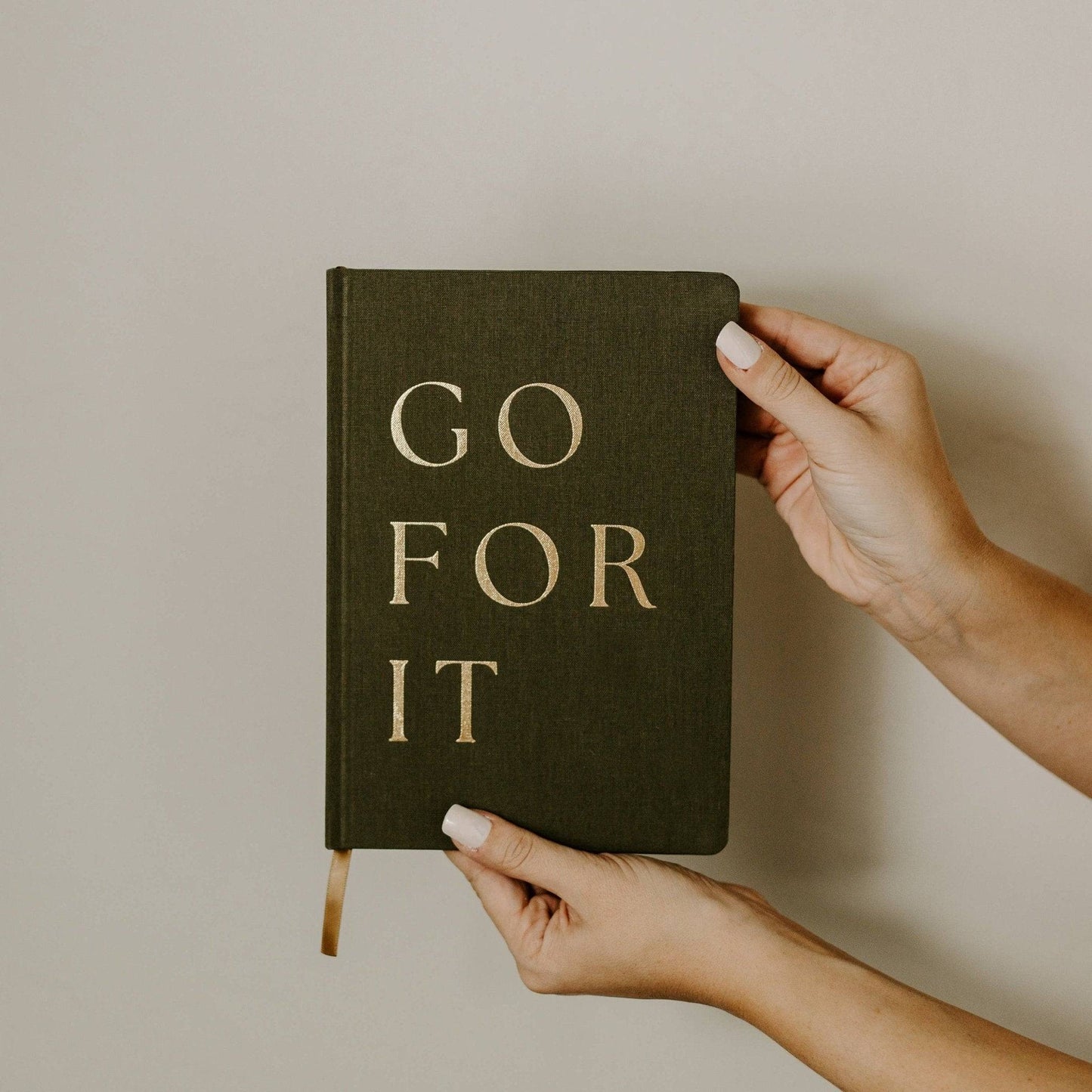 Go For It Fabric Journal - Home Decor & Gifts- Daffodil & Alder