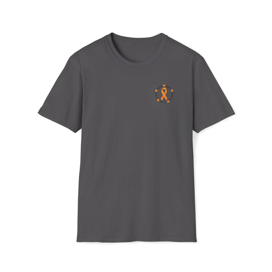 Hope love faith fight believe Leukemia awareness - Unisex Softstyle T-Shirt- T-Shirt Daffodil & Alder