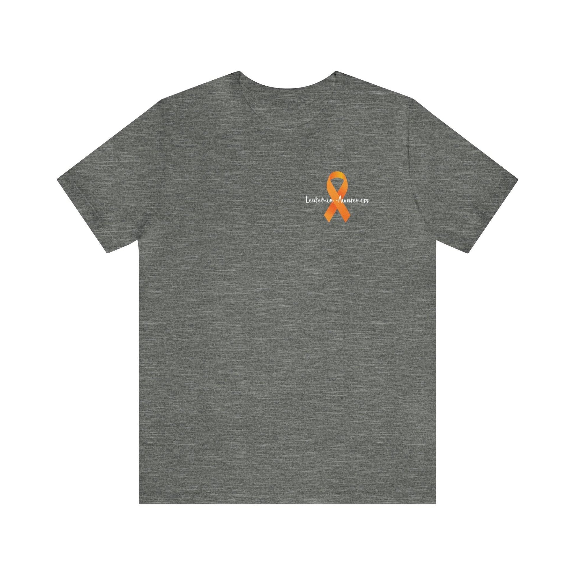 Leukemia Awareness - Unisex Jersey Short Sleeve Tee- T-Shirt Daffodil & Alder