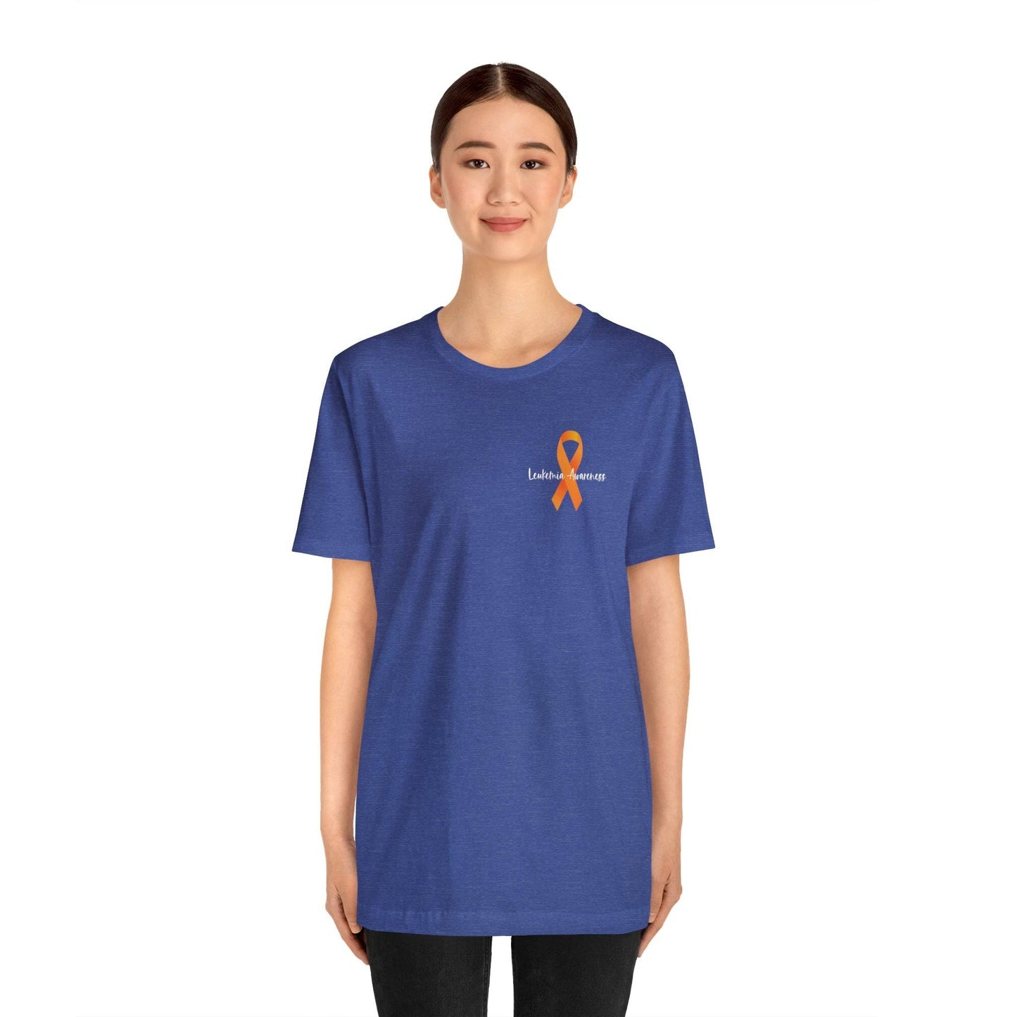 Leukemia Awareness - Unisex Jersey Short Sleeve Tee- T-Shirt Daffodil & Alder