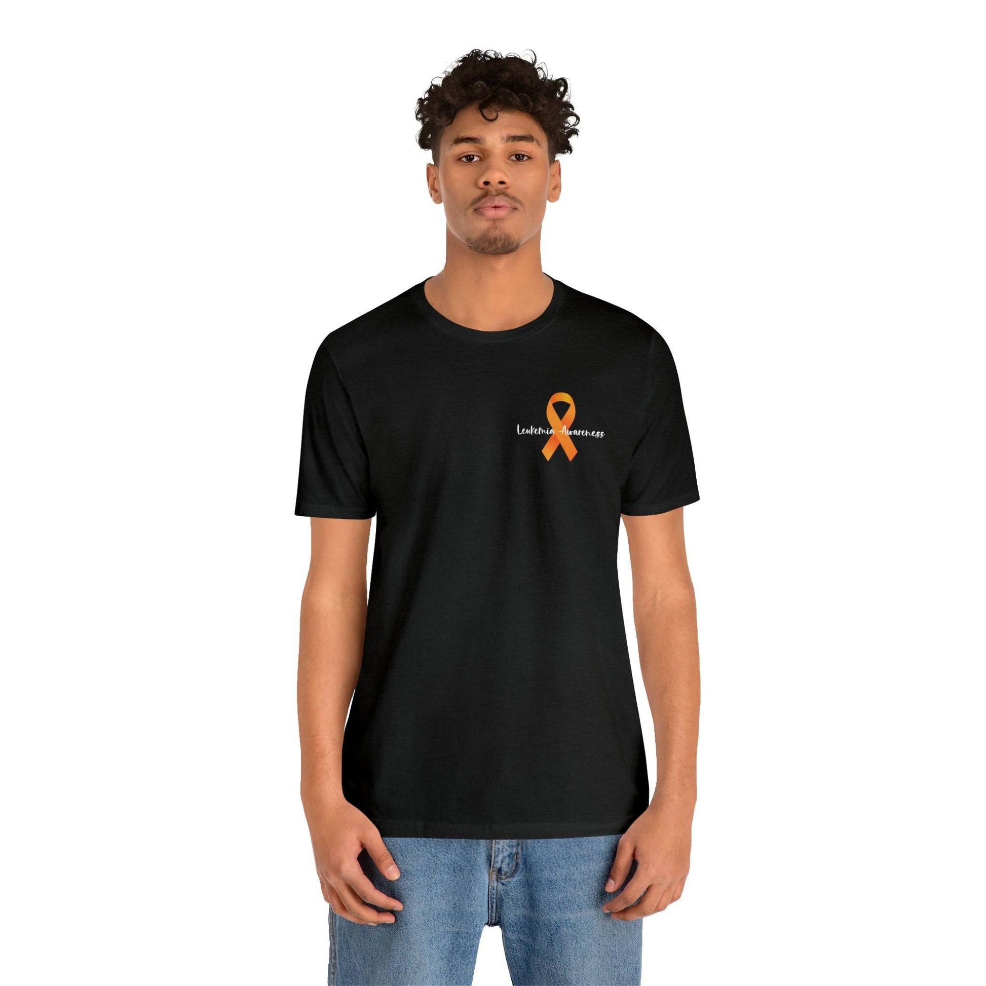 Leukemia Awareness - Unisex Jersey Short Sleeve Tee- T-Shirt Daffodil & Alder