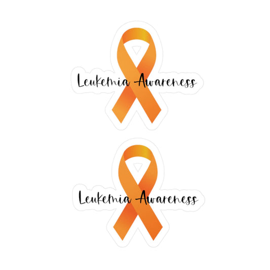 Leukemia Awareness water bottle vinyl stickers - Kiss-Cut Vinyl Decals- Paper products Daffodil & Alder