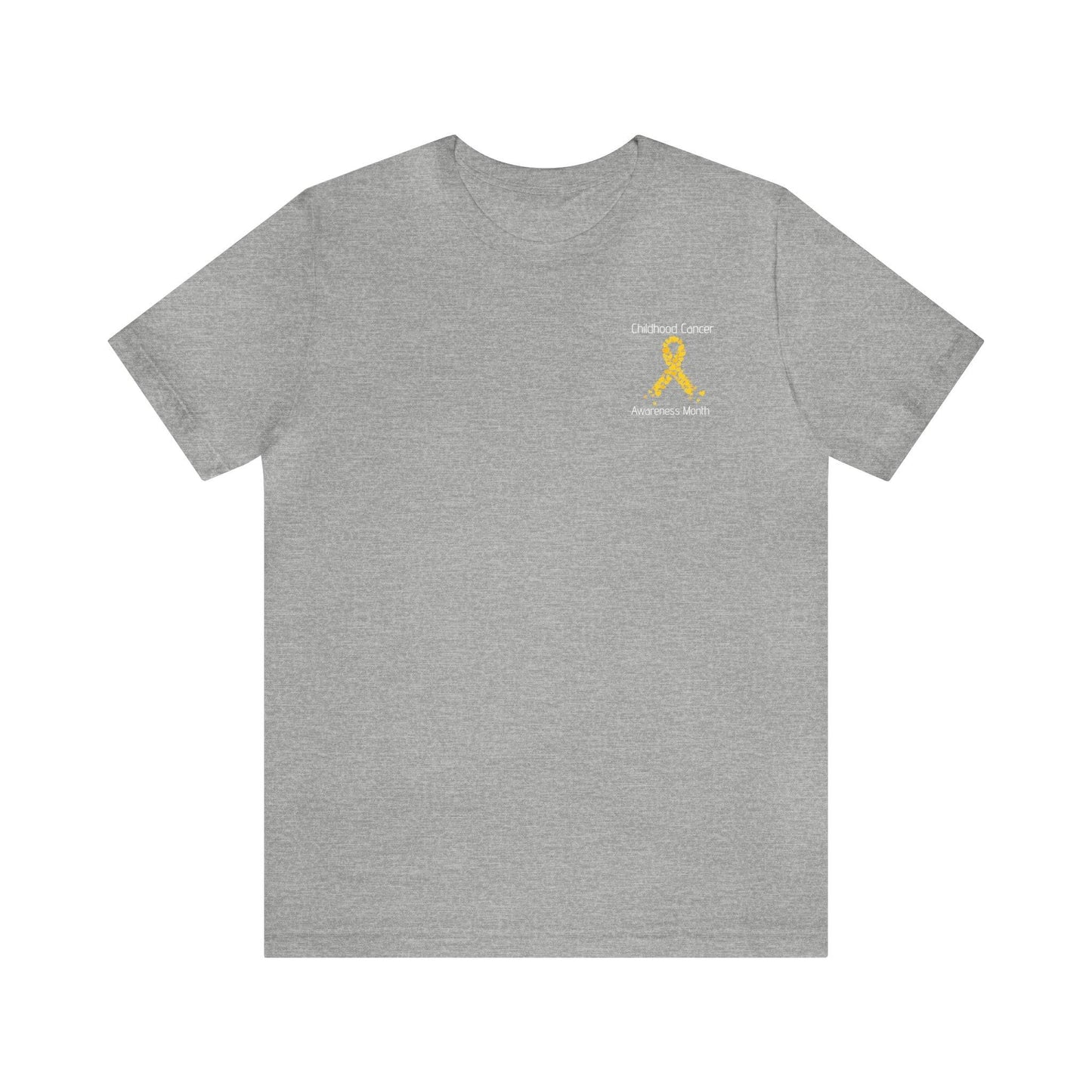 No one is stronger - Childhood Cancer Awareness Month - Comfy tee- T-Shirt Daffodil & Alder